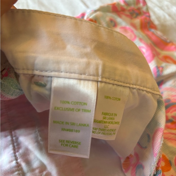 Lilly Pulitzer Women's Scalloped Shorts size 4 - Picture 4 of 4